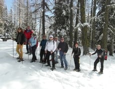 Die letzte Schneeschuhwanderung dieses Jahres