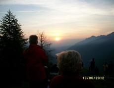 Sonnenaufgangswanderungen von Weißbrunn zur "Gonnawand"