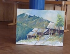 Die Natur als größte Inspiration...Malkurs im Waltershof